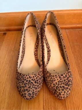 Chinese Laundry Leopard Print Pumps - Brown/Black